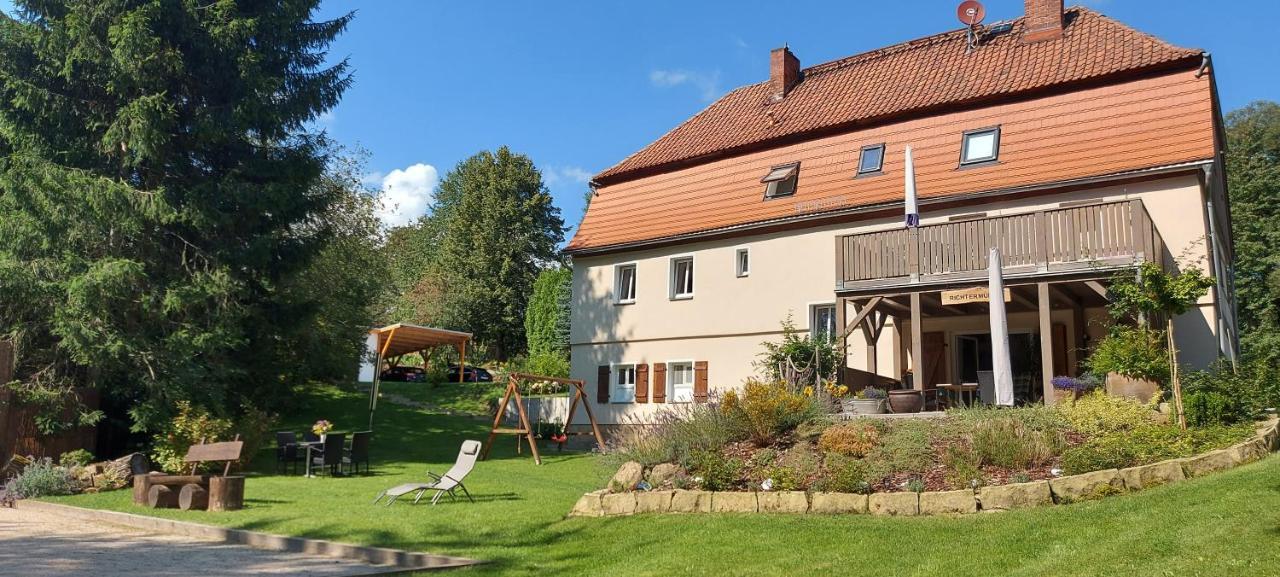 Ferienwohnung Richtermuehle Saupsdorf Eksteriør bilde